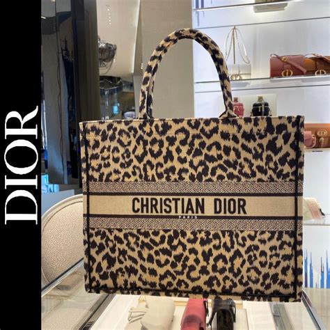 dior cheetah book tote|dior's book tote logo.